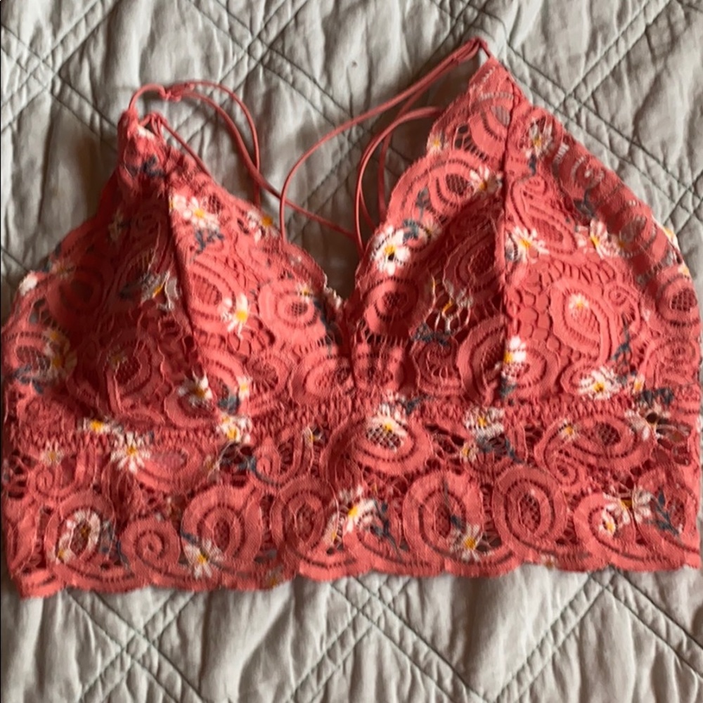 Pink bra